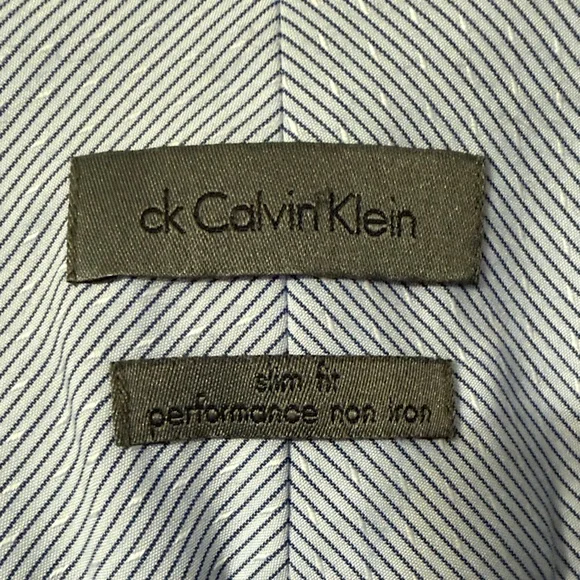 Calvin Klein Sky Blue Dress Shirt - Picture 2 of 5